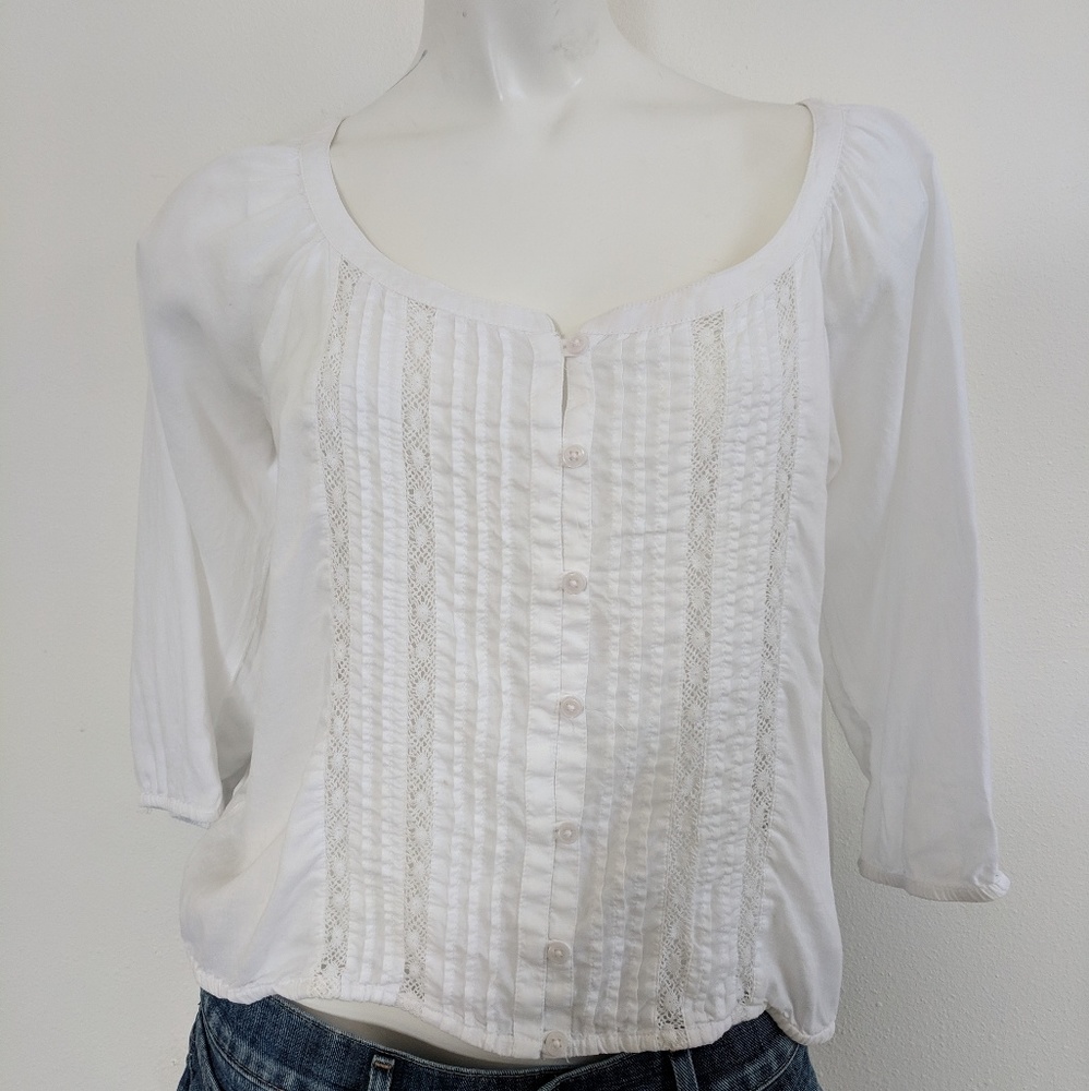 American Eagle | Rayon | lace accent | S/P 🦋 - Picture 1 of 5